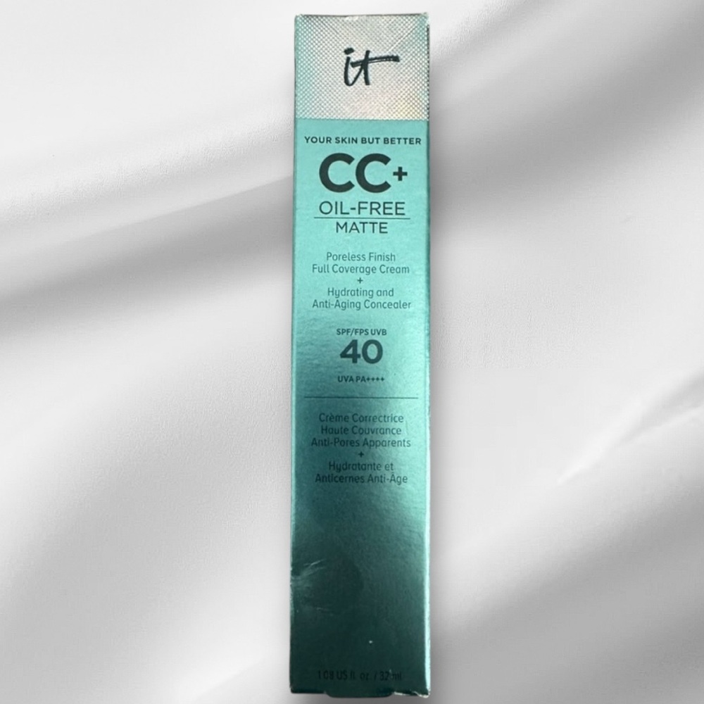 IT Cosmetics CC+ Cream Oil-Free Matte Shade 'DEEP' SPF 30 NIB